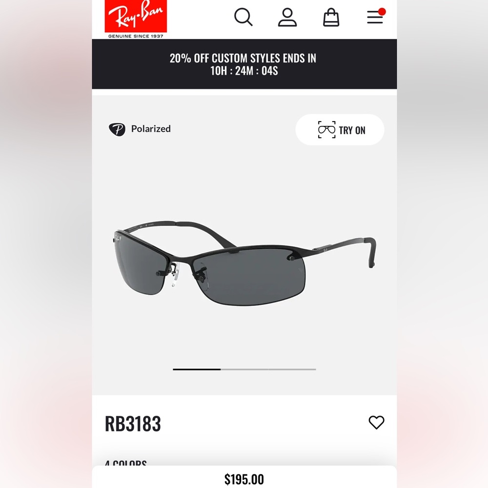 Ray-Ban RB3343 Polarized 004/58